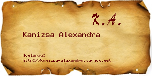 Kanizsa Alexandra névjegykártya